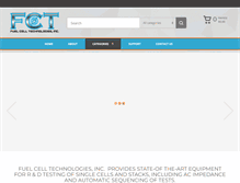 Tablet Screenshot of fuelcelltechnologies.com